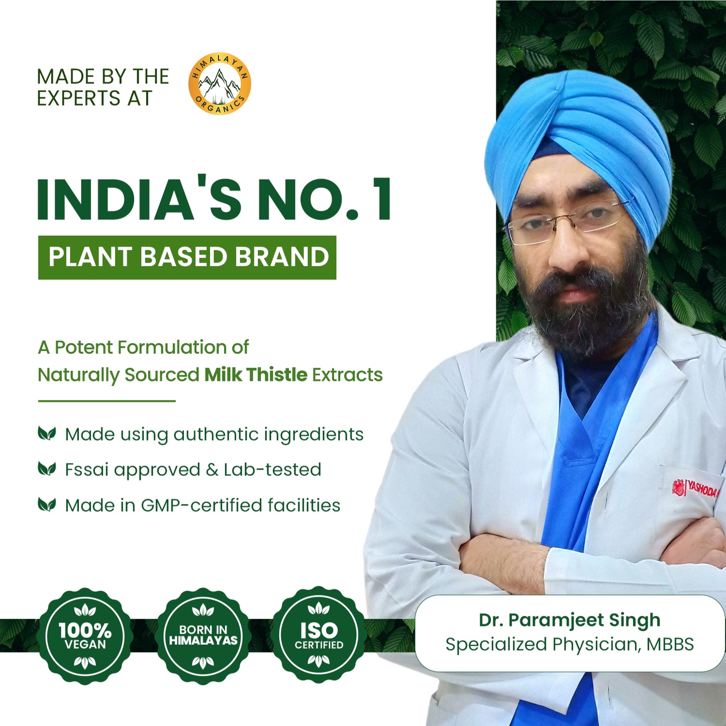 Vlado’s Himalayan Organics Milk Thistle for Liver Health