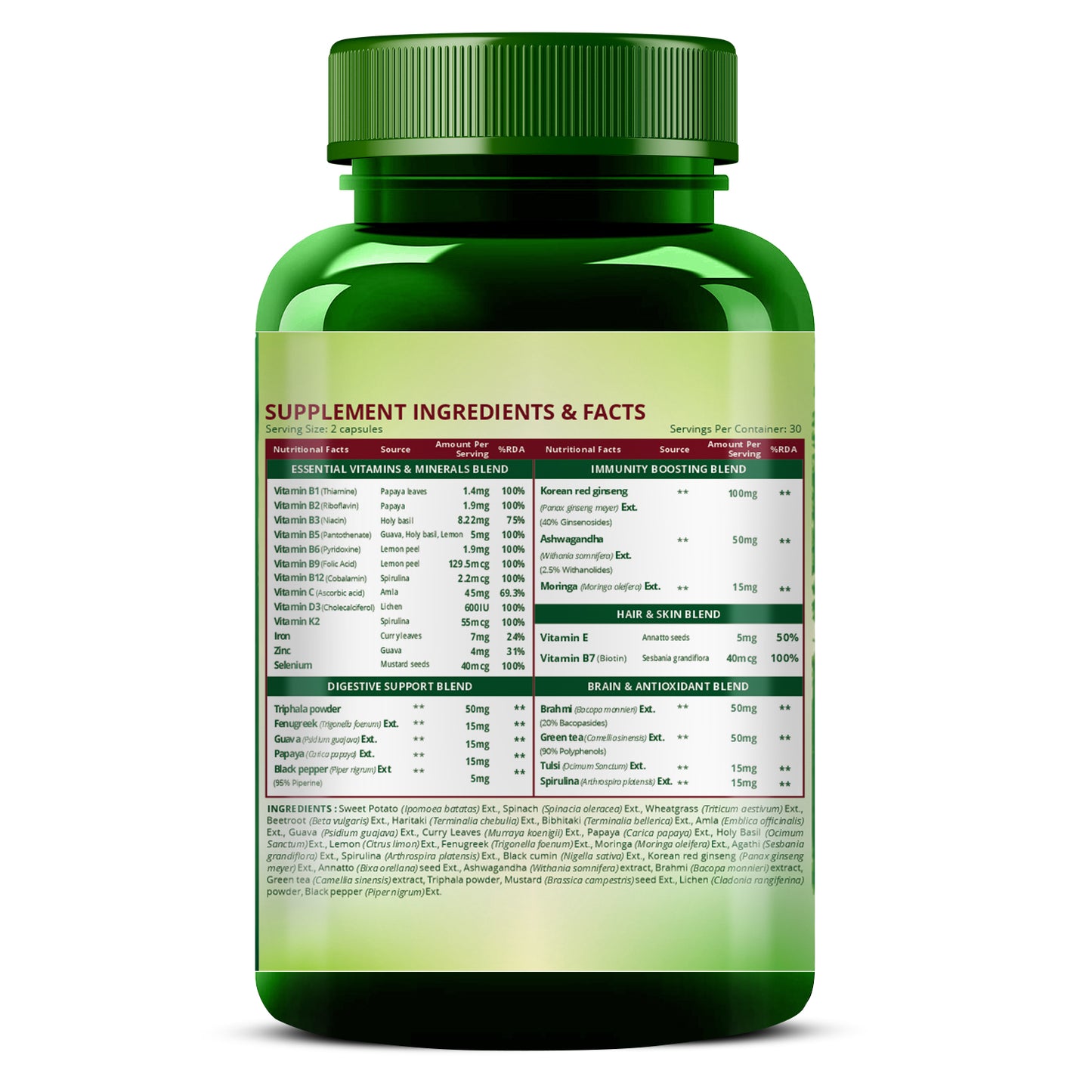 Vlado's Himalayan Organics Multivitamin Women | Natural & Whole Food