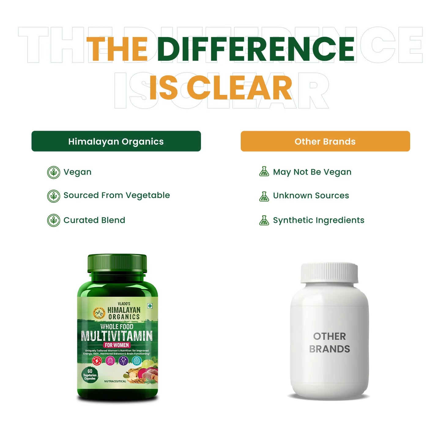 Vlado's Himalayan Organics Multivitamin Women | Natural & Whole Food