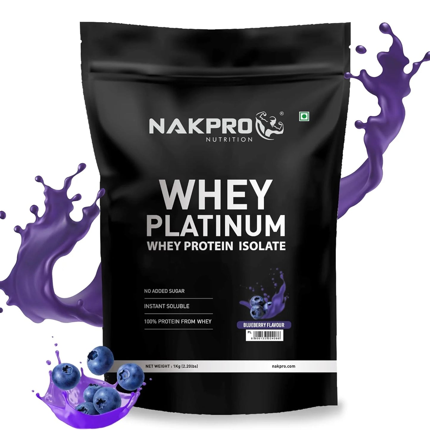 Nakpro Platinum 100% Whey Protein Isolate - 30g Protein Scoop