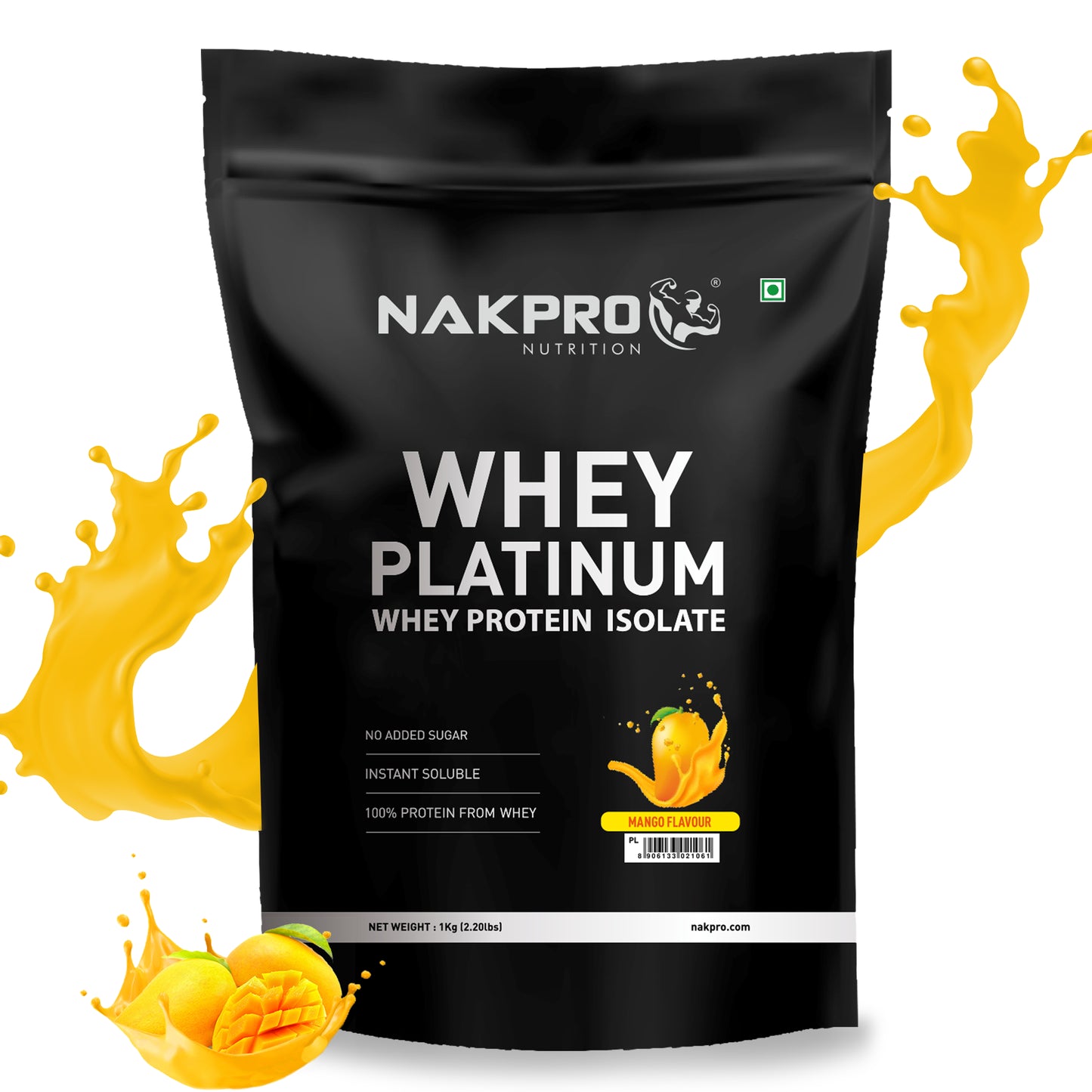 Nakpro Platinum 100% Whey Protein Isolate - 30g Protein Scoop