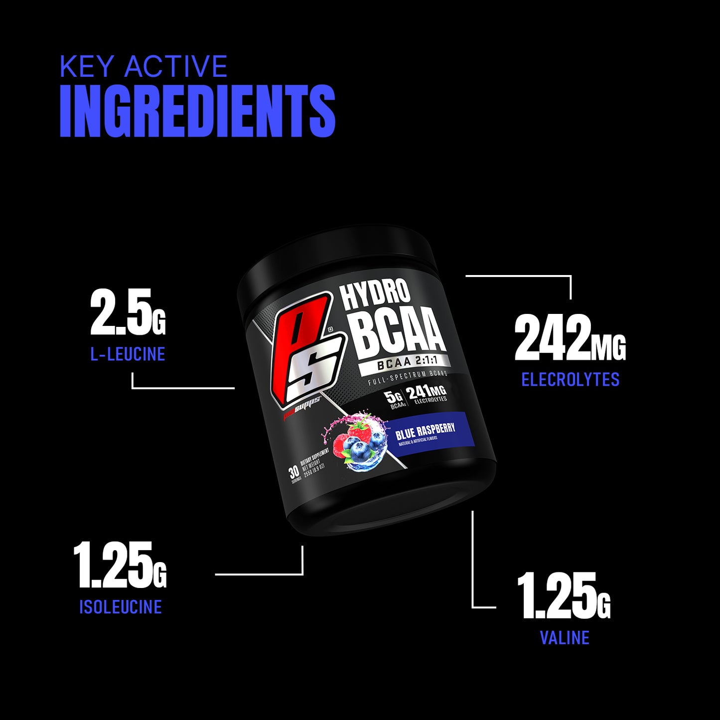 ProSupps Hydro BCAA 2:1:1 – Muscle Recovery & Hydration