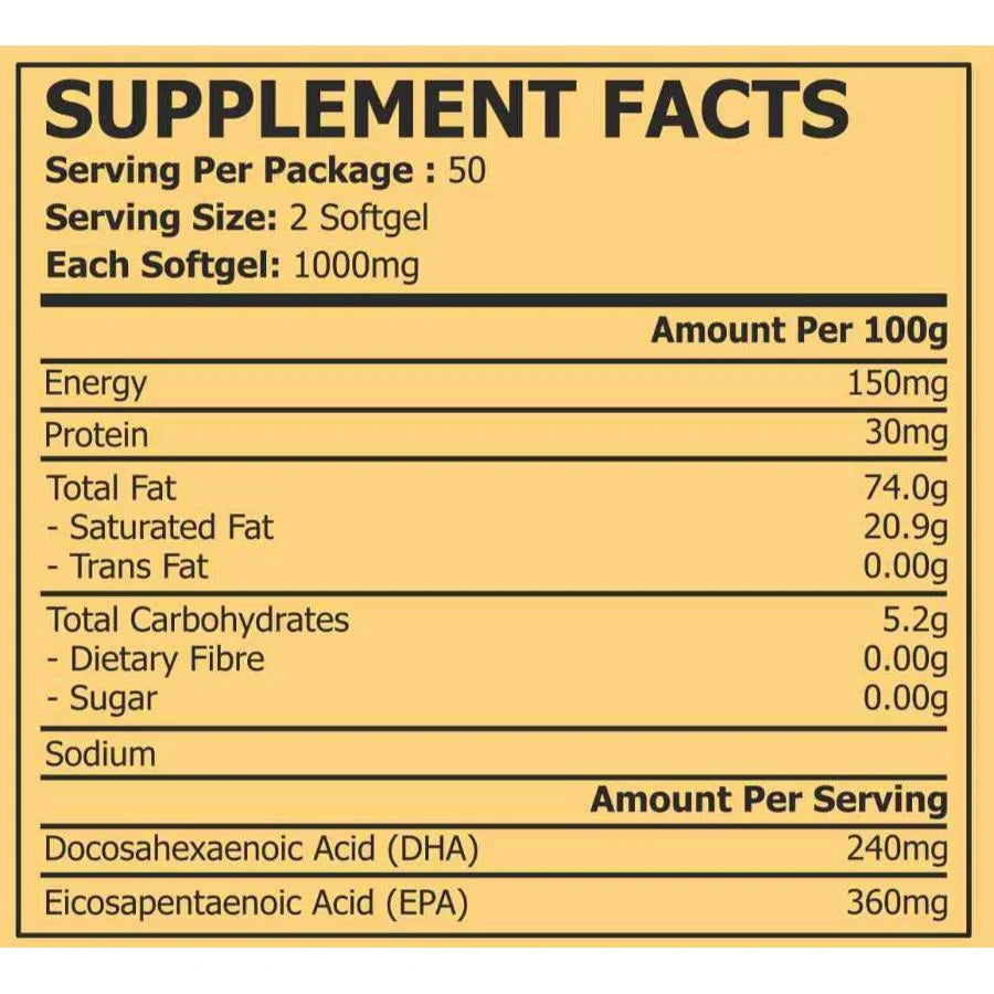 Alaska Deep Sea Fish Oil Omega-3 | Sunline