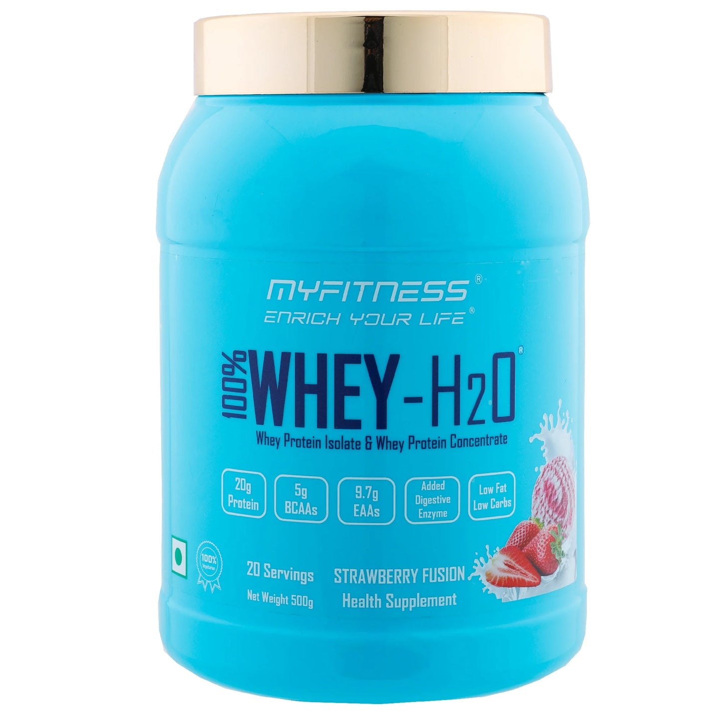 Myfitness 100% WHEY-H2O - Pure Whey Protein Isolate