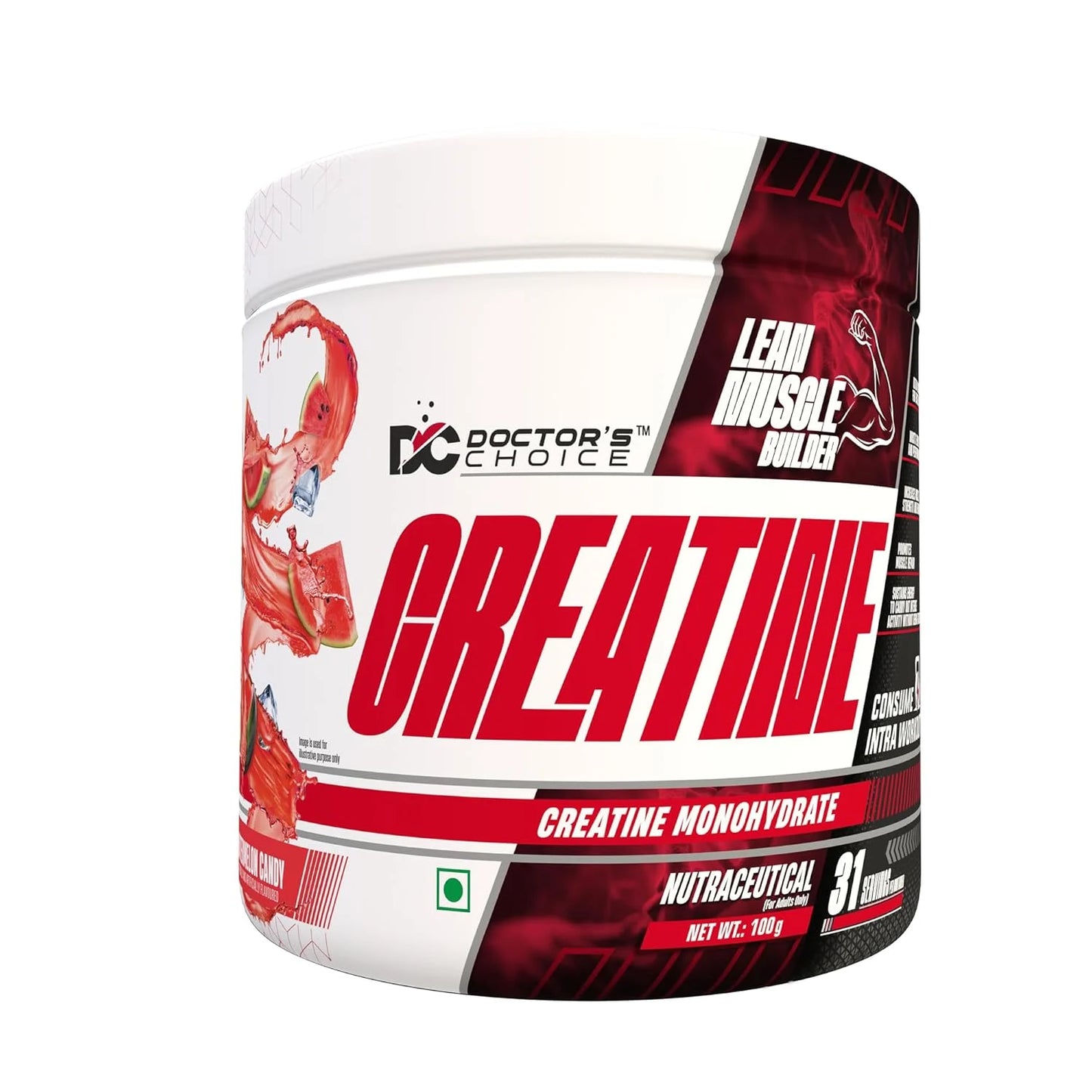 Doctor's Choice Creatine Monohydrate | 3g Pure Power Boost
