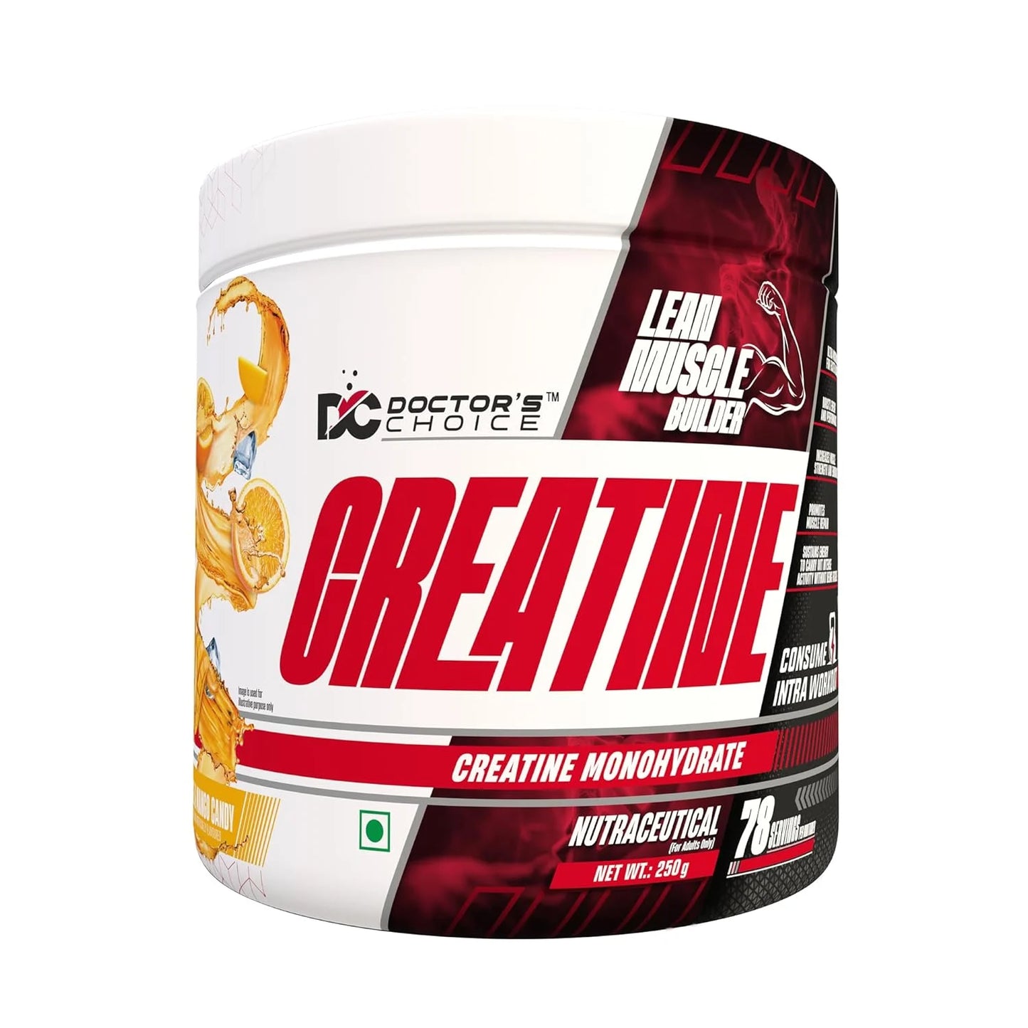 Doctor's Choice Creatine Monohydrate | 3g Pure Power Boost