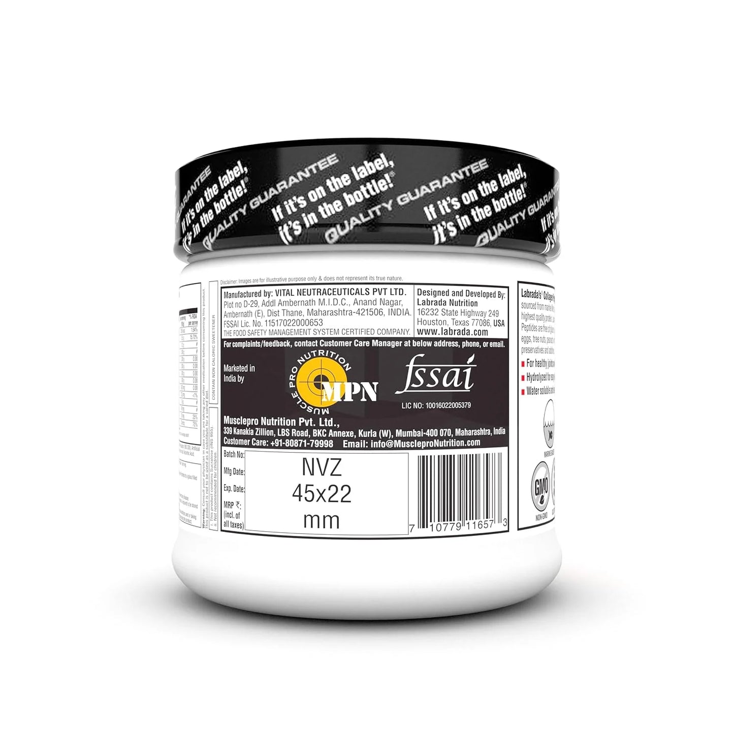 Labrada Collagen Peptides | Skin, Hair & Joint Health