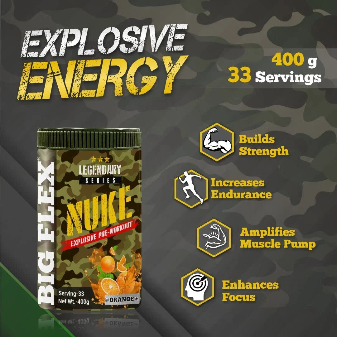 Bigflex Pre-Workout Nuke – Energy, Focus & Endurance Boost