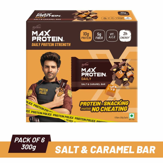 RiteBite Max Protein Salt & Caramel Bar | 10g Protein
