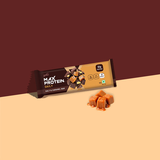 RiteBite Max Protein 10g Daily Salt & Caramel Protein Bars