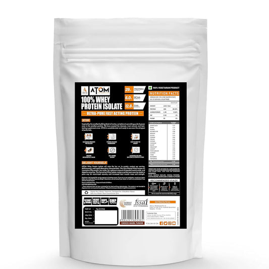 As-it-is Atom 100% Whey Protein Isolate - 29g Protein Scoop