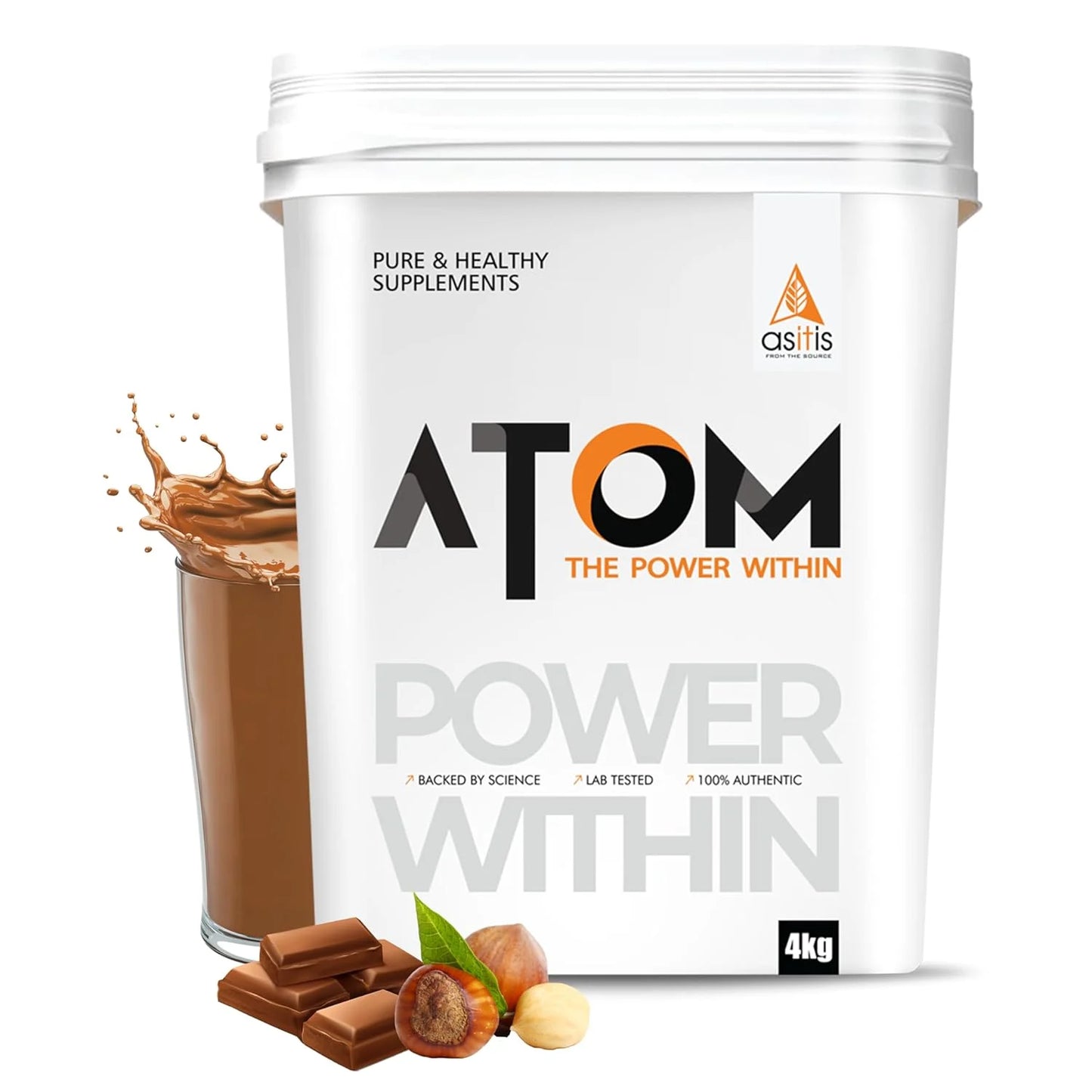 As-it-is Atom 100% Whey Protein Isolate - 29g Protein Scoop