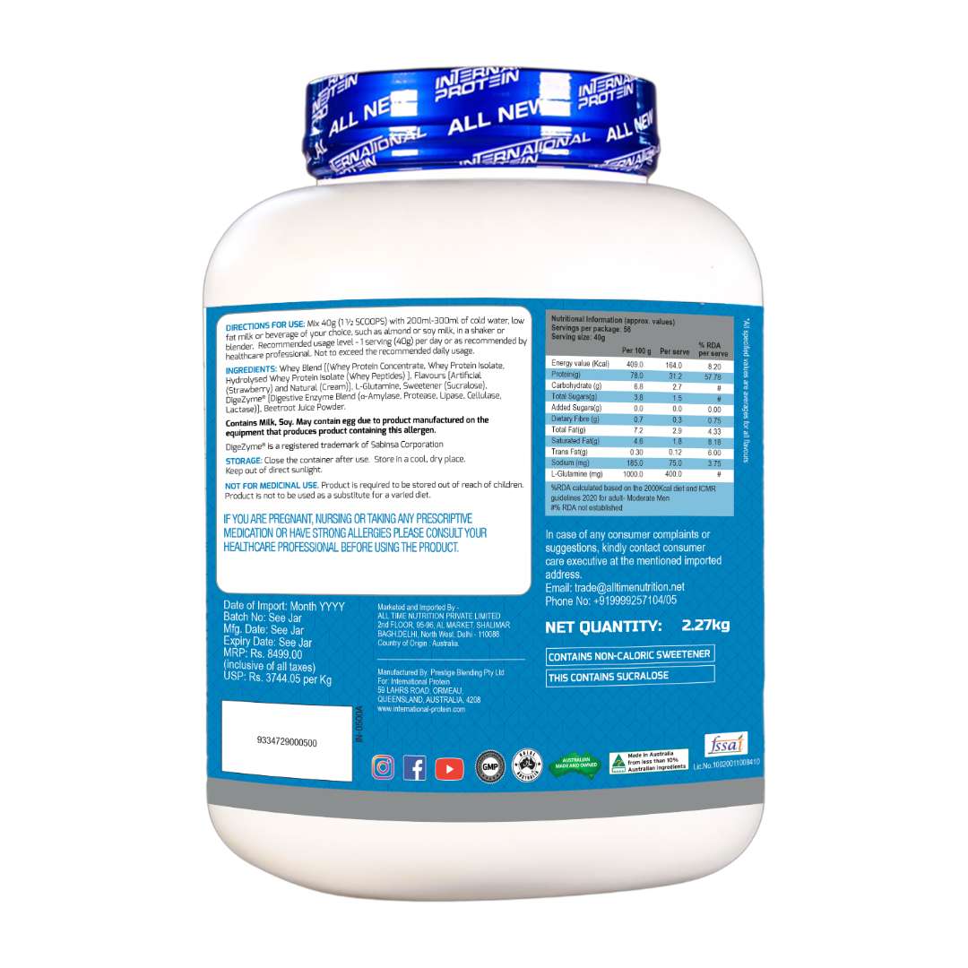 International Protein Superior Whey | 31g Protein per Serve