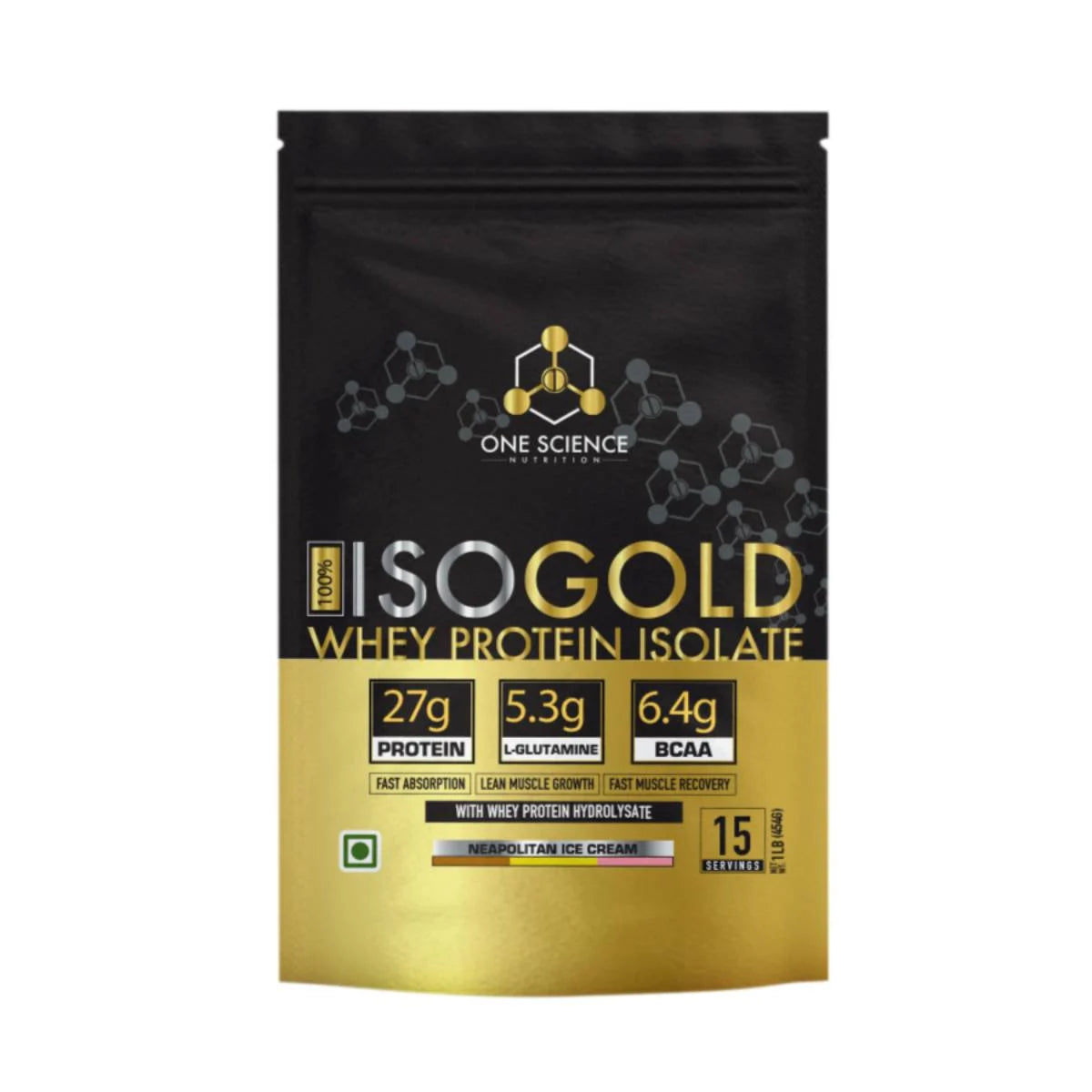 One Science Nutrition ISO Gold Whey - 27g Protein Scoop