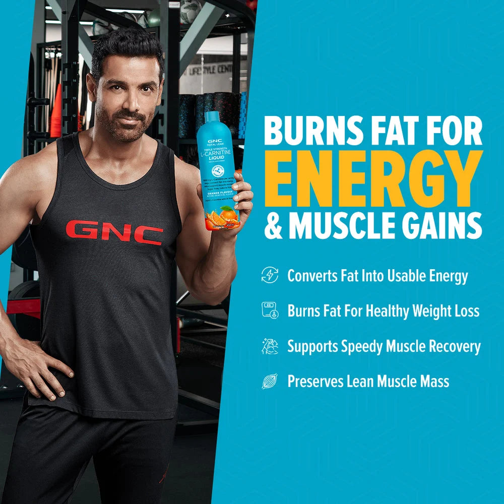 GNC Total Lean Triple Strength L-Carnitine | Fat Burn & Energy