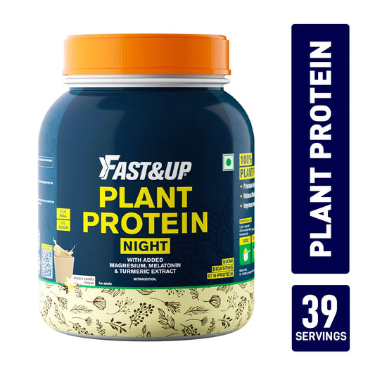Fast&Up Plant Protein Night – Slow-Release Muscle Recovery