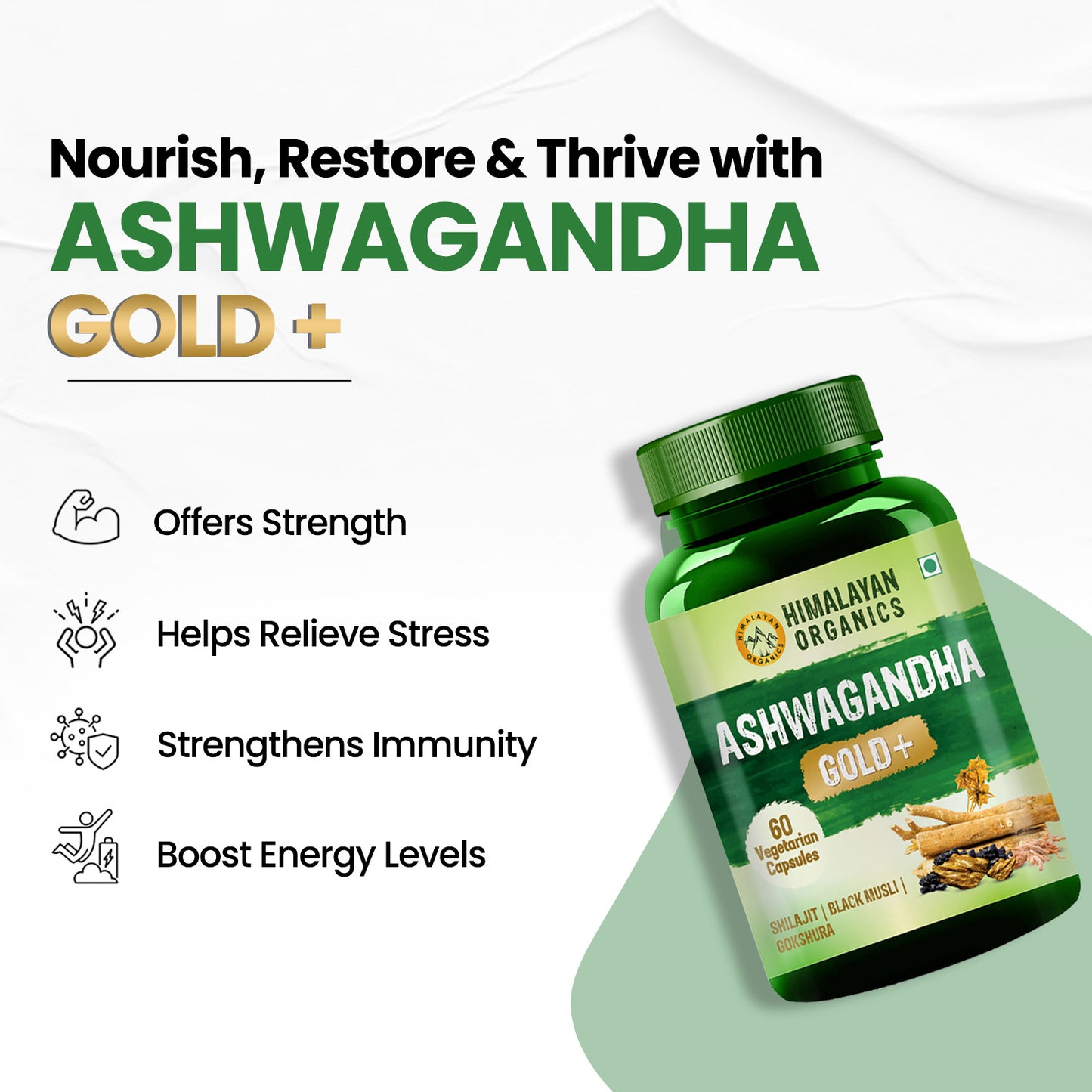 Vlado’s Himalayan Organics Ashwagandha Gold | Stress & Stamina
