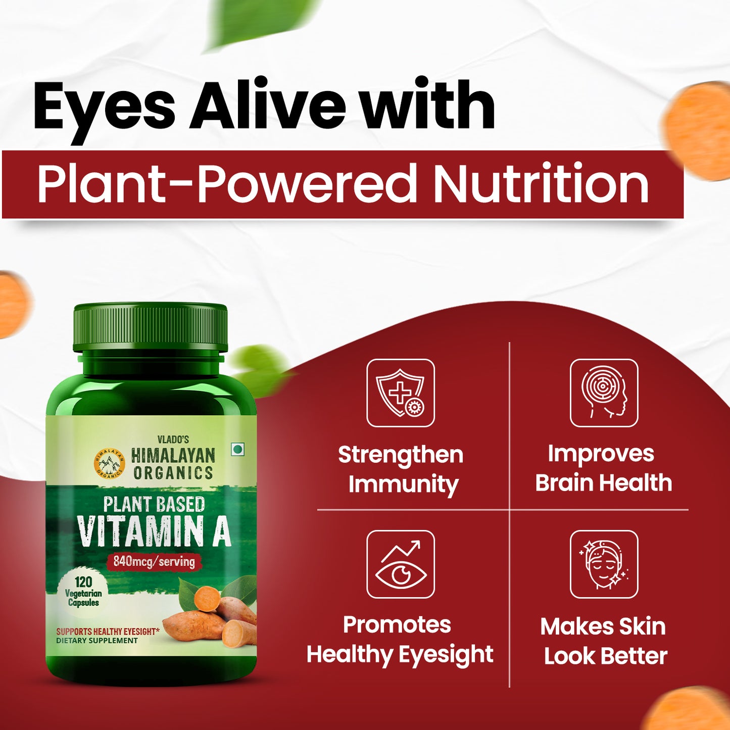 Vlado’s Himalayan Organics Vitamin A | Natural Eye Health