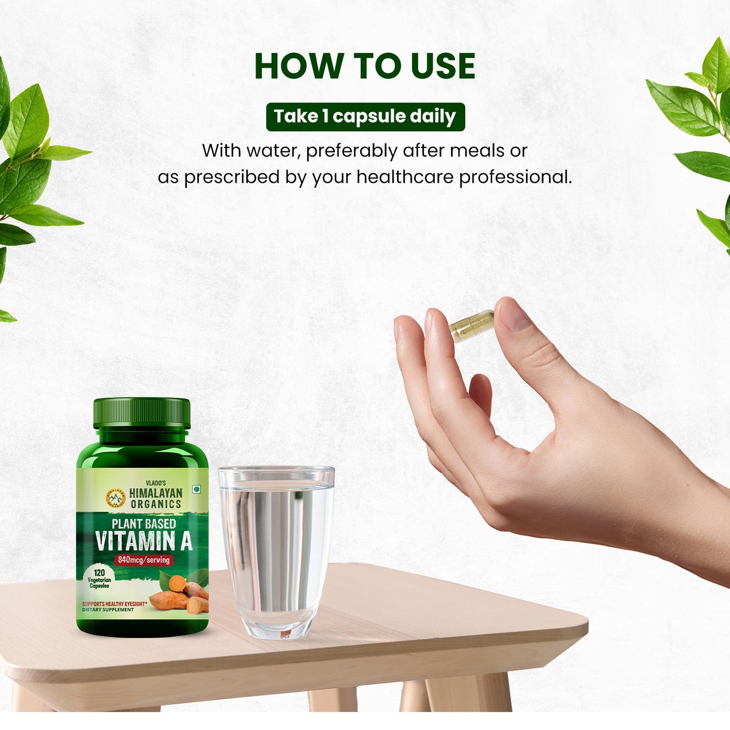 Vlado’s Himalayan Organics Vitamin A | Natural Eye Health