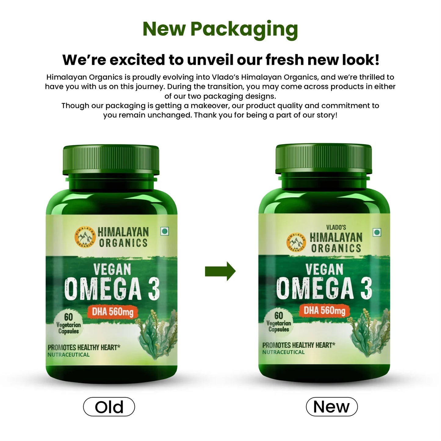 Vlado’s Himalayan Organics Vegan Omega 3 with DHA