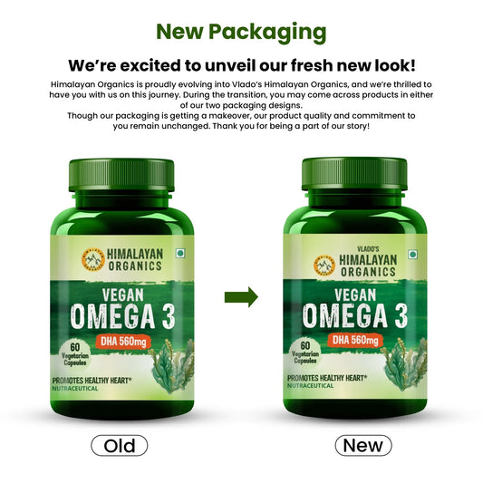 Vlado’s Himalayan Organics Vegan Omega 3 with DHA