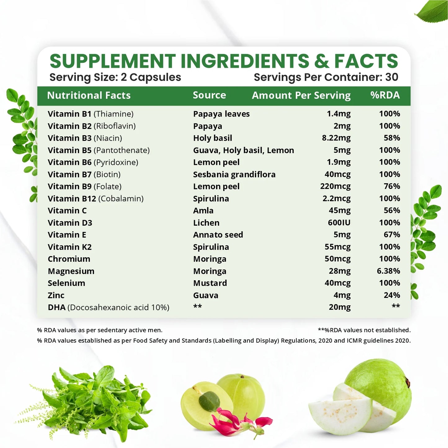 Vlado’s Himalayan Organics Plant-Based Multivitamin Omega 3