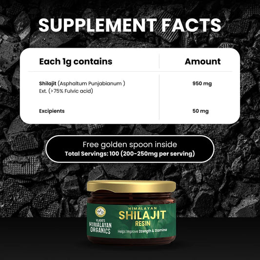 Vlado's Himalayan Organics Shilajit Resin | Pure & Potent