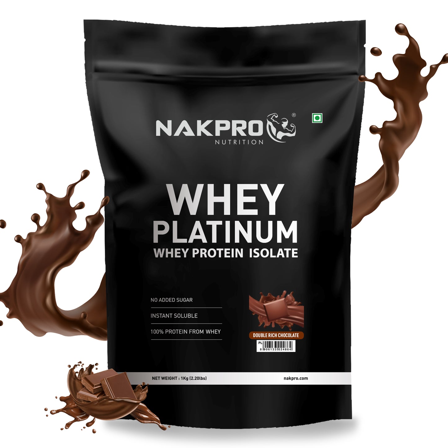 Nakpro Platinum 100% Whey Protein Isolate - 30g Protein Scoop