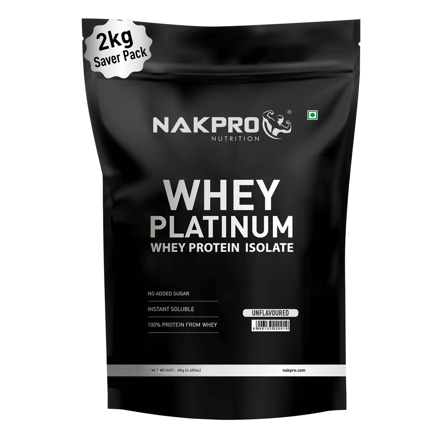 Nakpro Platinum 100% Whey Protein Isolate - 30g Protein Scoop