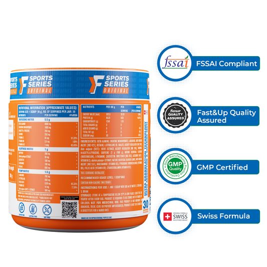 Fast&Up PreWorkout Advanced – Energy & Focus Boost