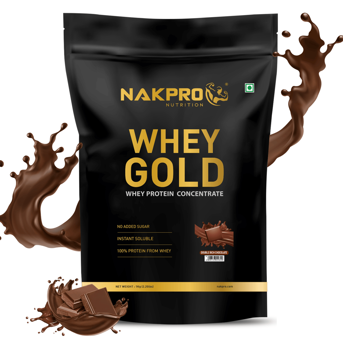 Nakpro Gold Whey Protein Concentrate - 25g Protein