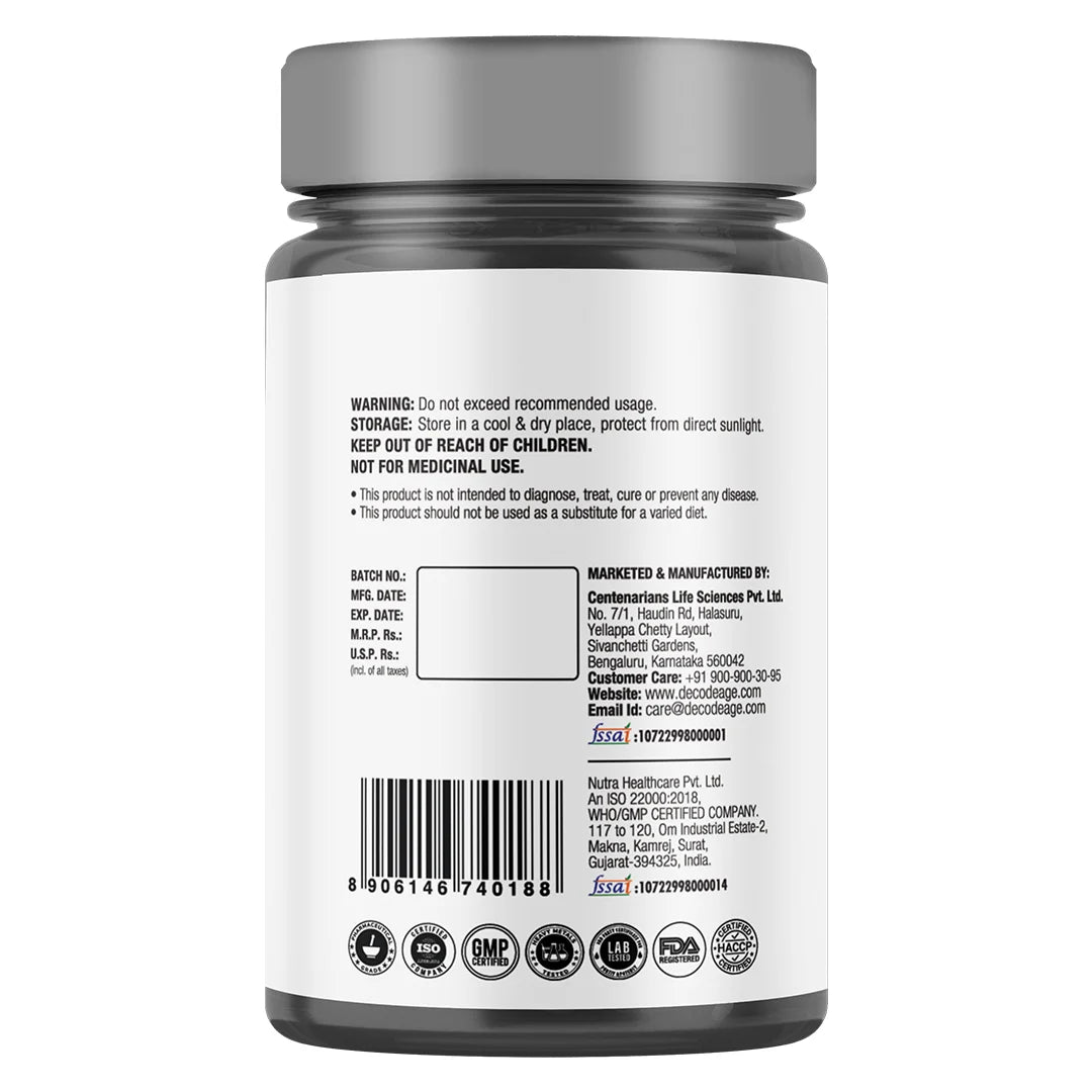 Decode Age UTHEVER NMN 500 | Boost NAD+ & Vitality