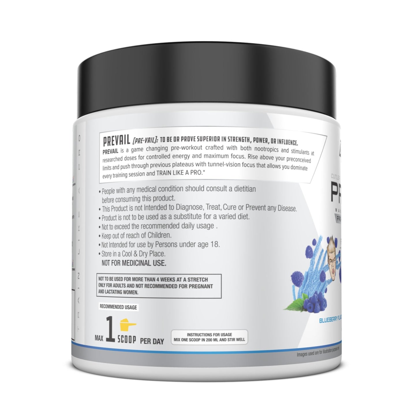 Cutler Nutrition Prevail – Focused Energy Pre Workout
