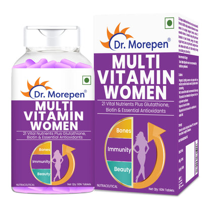 Dr. Morepen Multivitamin Women | Energy & Immunity Booster