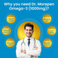 Dr. Morepen Omega 3 Deep Sea Fish Oil Triple Strength 1250mg