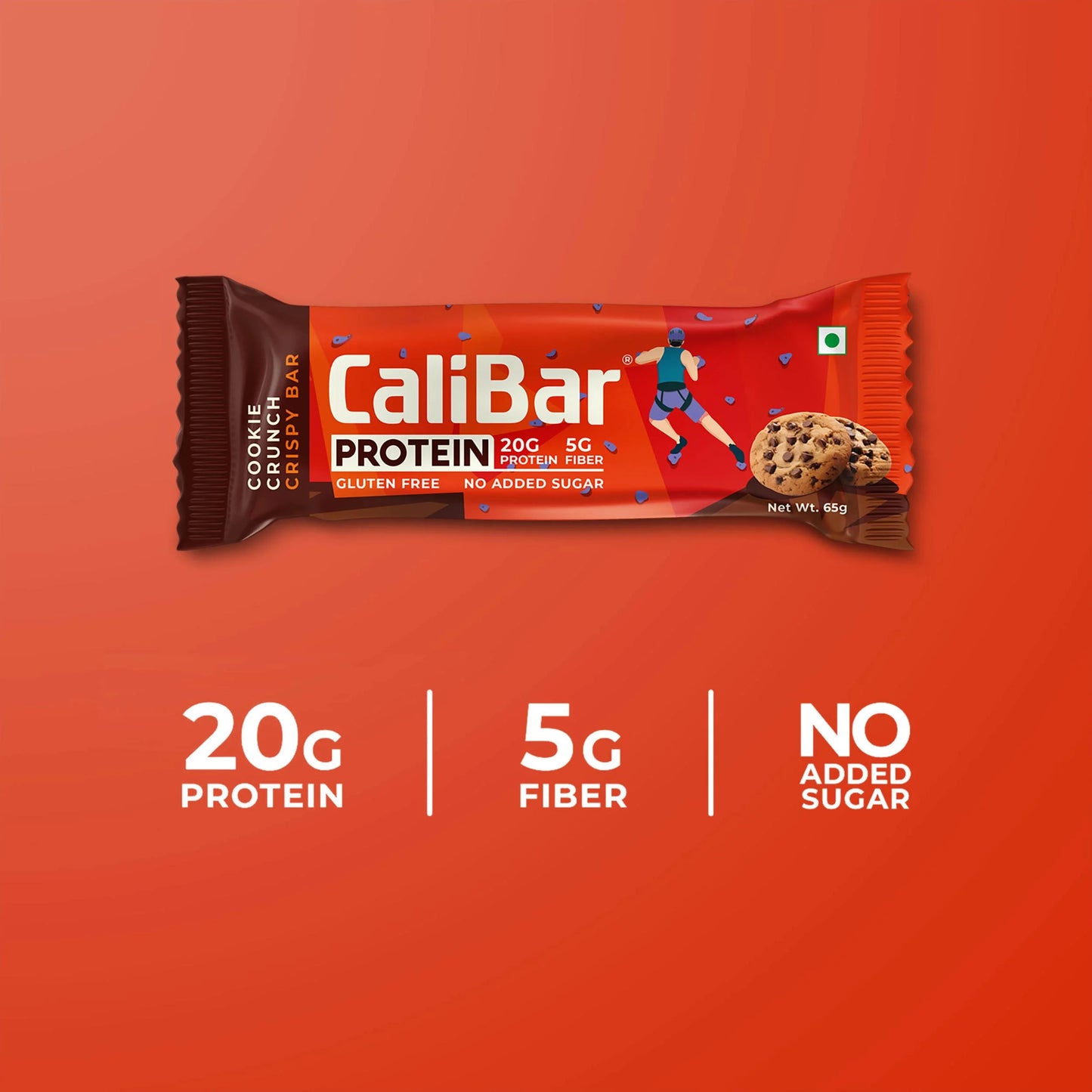 CaliBar 20g Protein Bar Cookie Crunch Crispy