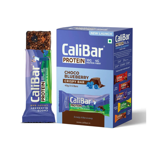 CaliBar 10g Protein Bar – Choco Blueberry Crispy