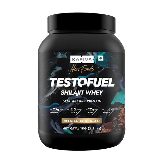 Kapiva Him Foods Testofuel Shilajit Whey – Muscle & Recovery
