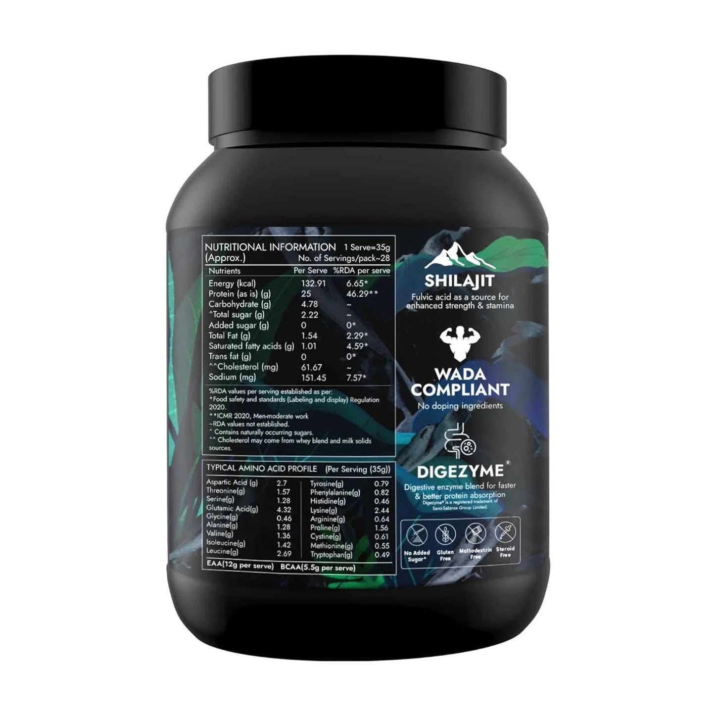 Kapiva Him Foods Testofuel Shilajit Whey – Muscle & Recovery