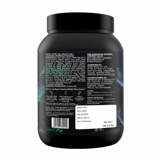 Kapiva Him Foods Testofuel Shilajit Whey – Muscle & Recovery