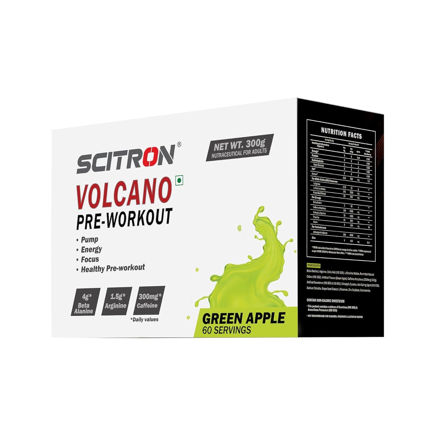 Scitron Volcano Pre Workout – Energy & Muscle Pumps