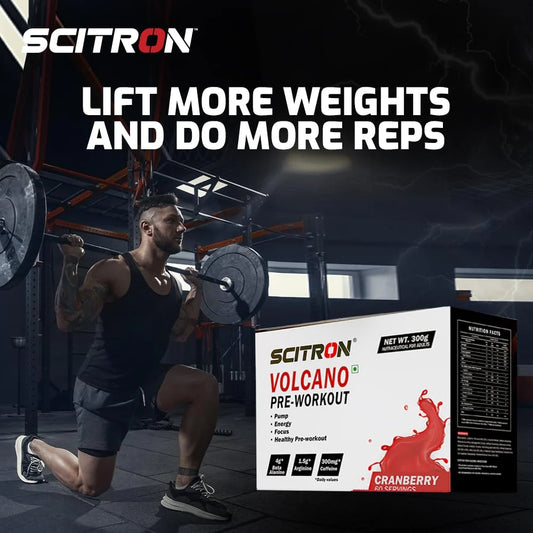 Scitron Volcano Pre Workout – Energy & Muscle Pumps