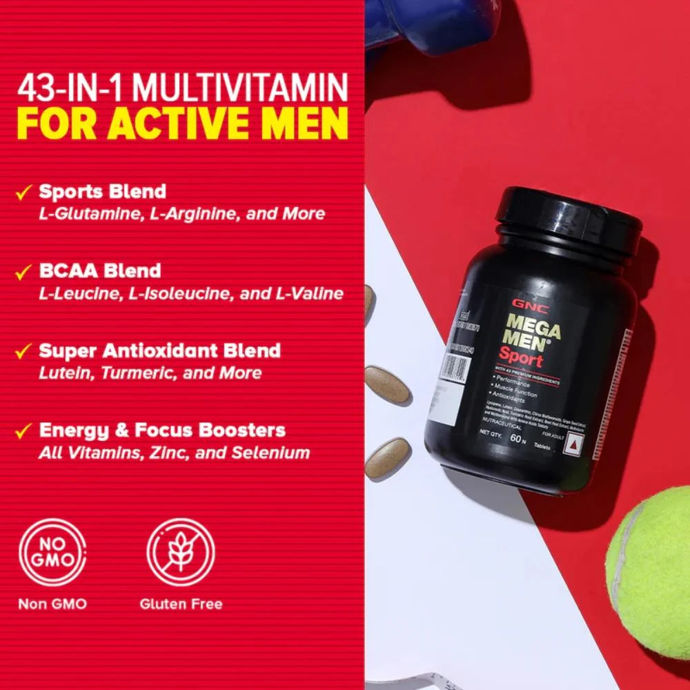 GNC Mega Men Sport – Performance Multivitamin