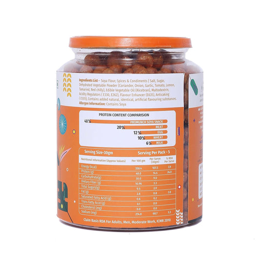 PROMUNCH Roasted Soya Snack Peri-Peri 300gm