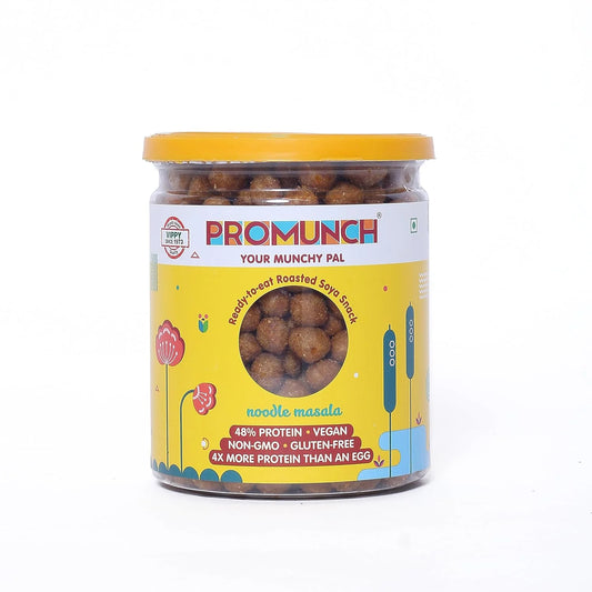 PROMUNCH Roasted Soya Snack Noodle Masala, 150 gm