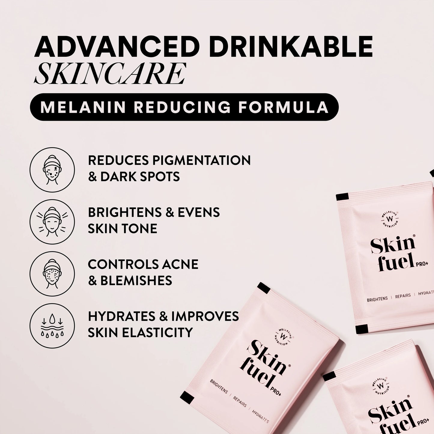 Wellbeing Skin Fuel Pro+ | Glow, Hydrate & Fight Aging