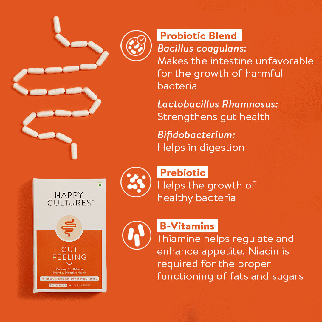 Velbiom Happy Cultures Gut Feeling | Probiotic Gut Health