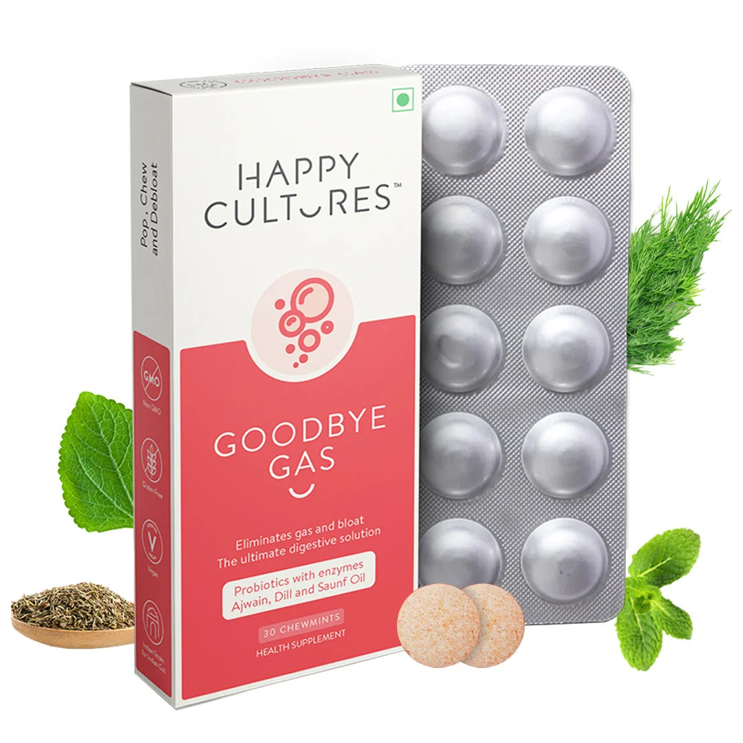 Velbiom Goodbye Gas Chewmints | Relieve Gas & Bloating