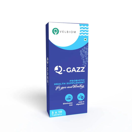 Velbiom Q-gazz | Fast Relief from Gas, Bloating & Acidity