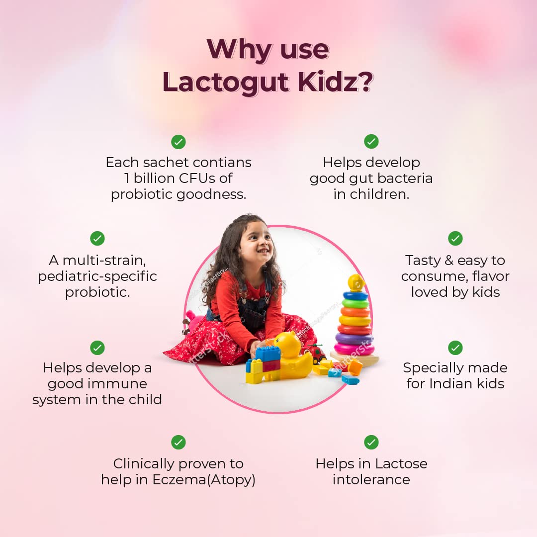 Velbiom Lactogut Kidz | Probiotic for Kids’ Gut Health